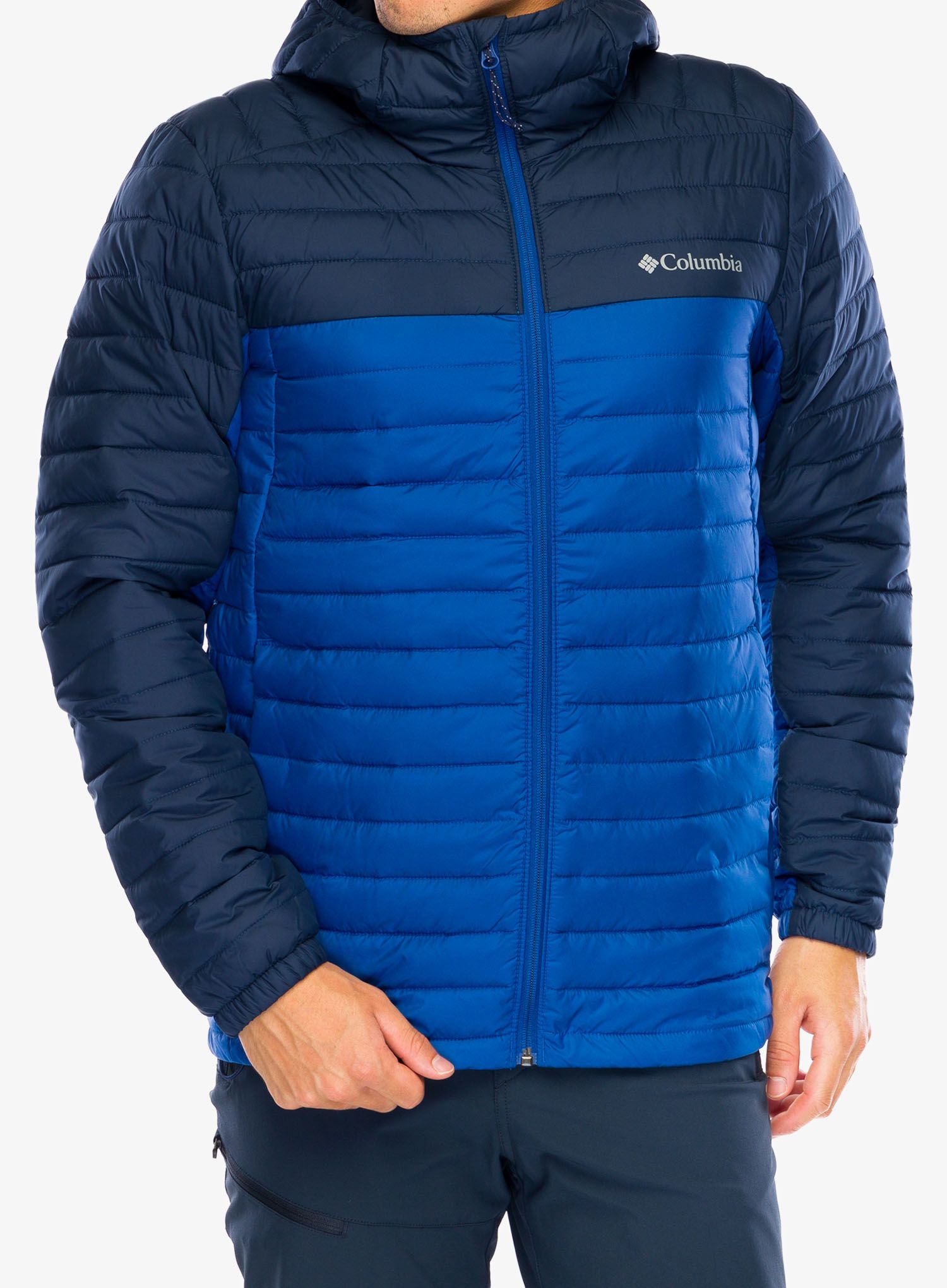 Jakna s postavom Columbia Silver Falls II Hooded Jacket - mountain blue/collegiate navy