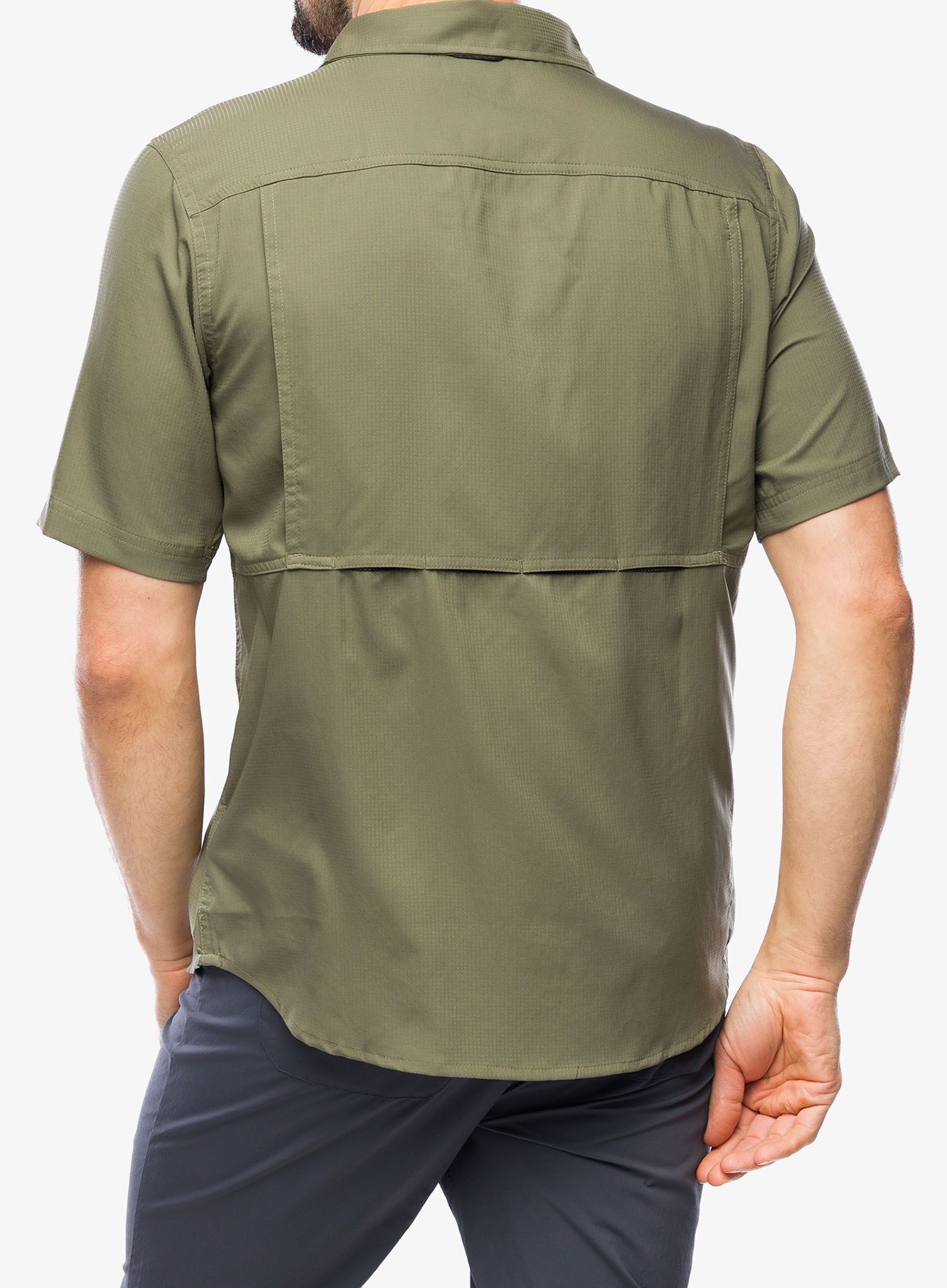 Putna košulja Columbia Silver Ridge Utility Lite Short Sleeve - stone green