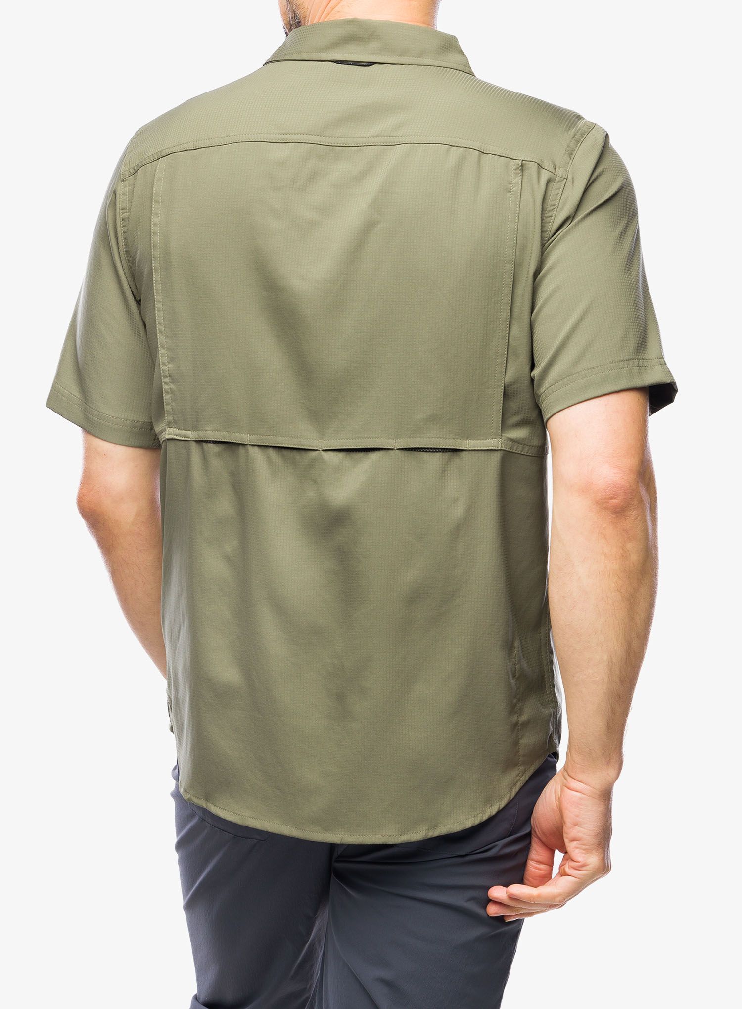Putna košulja Columbia Silver Ridge Utility Lite Short Sleeve - stone green