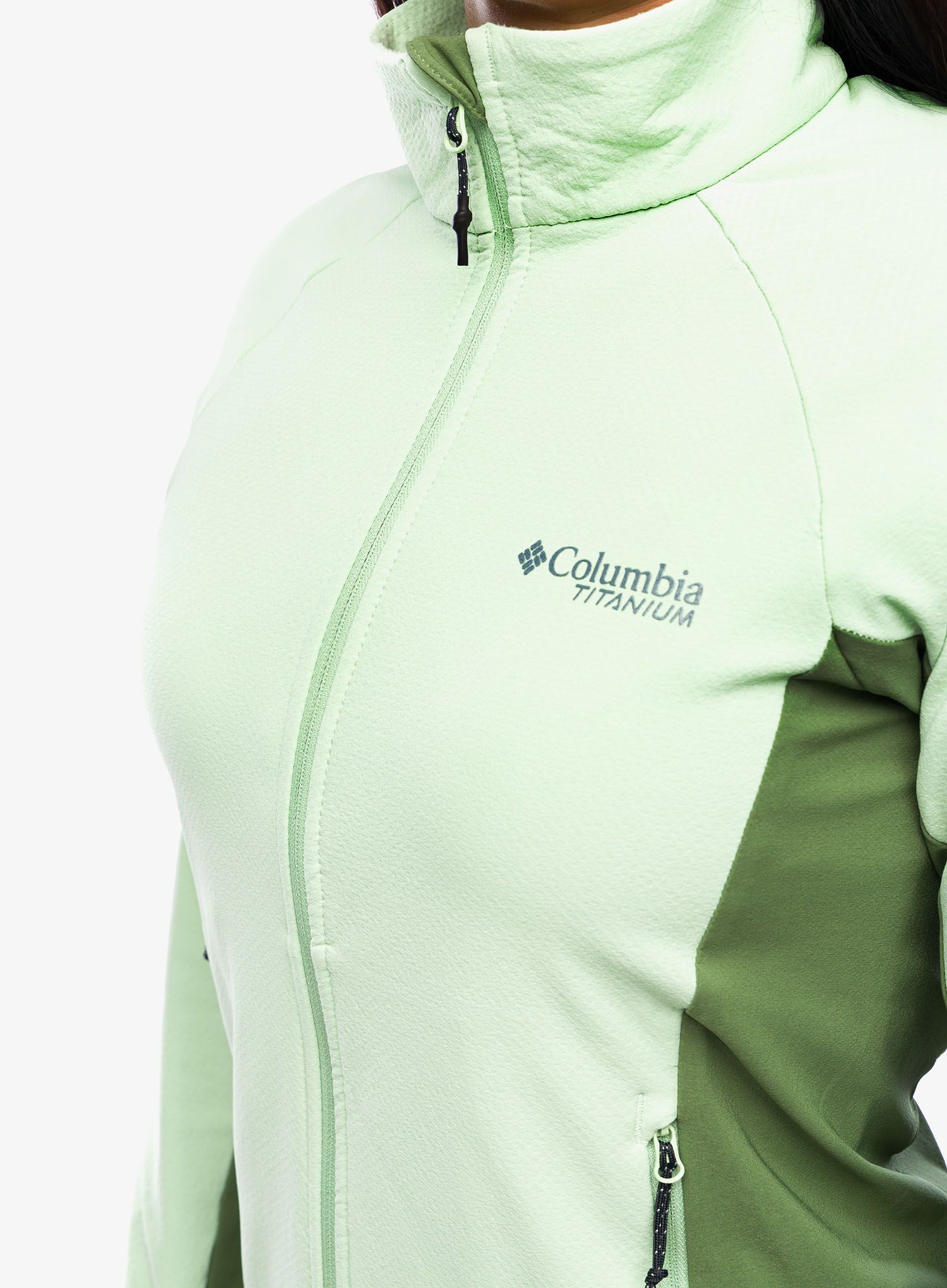 Ženska dukserica od flisa Columbia Spectre Ridge Full Zip Tech Fleece - sage leaf