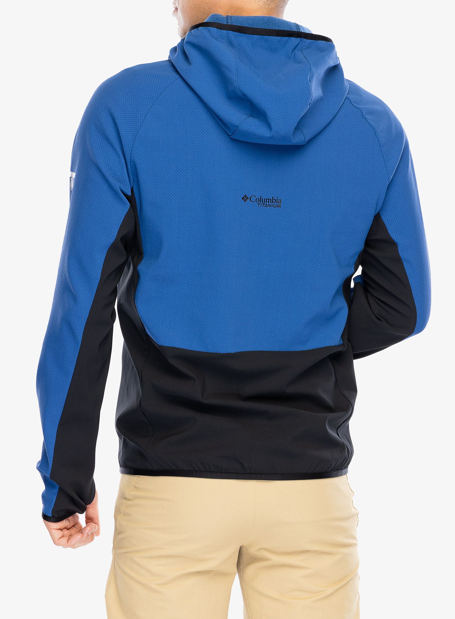 Majica s kapuljačom Columbia Spectre Ridge Tech Fleece Hooded FZ II - mountain blue/black