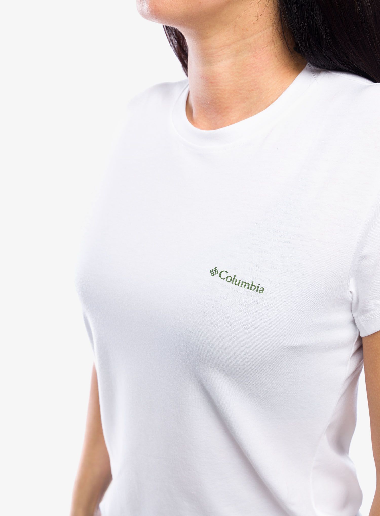 Ženska majica Columbia Sun Trek S/S Graphic Tee - white/epicamp