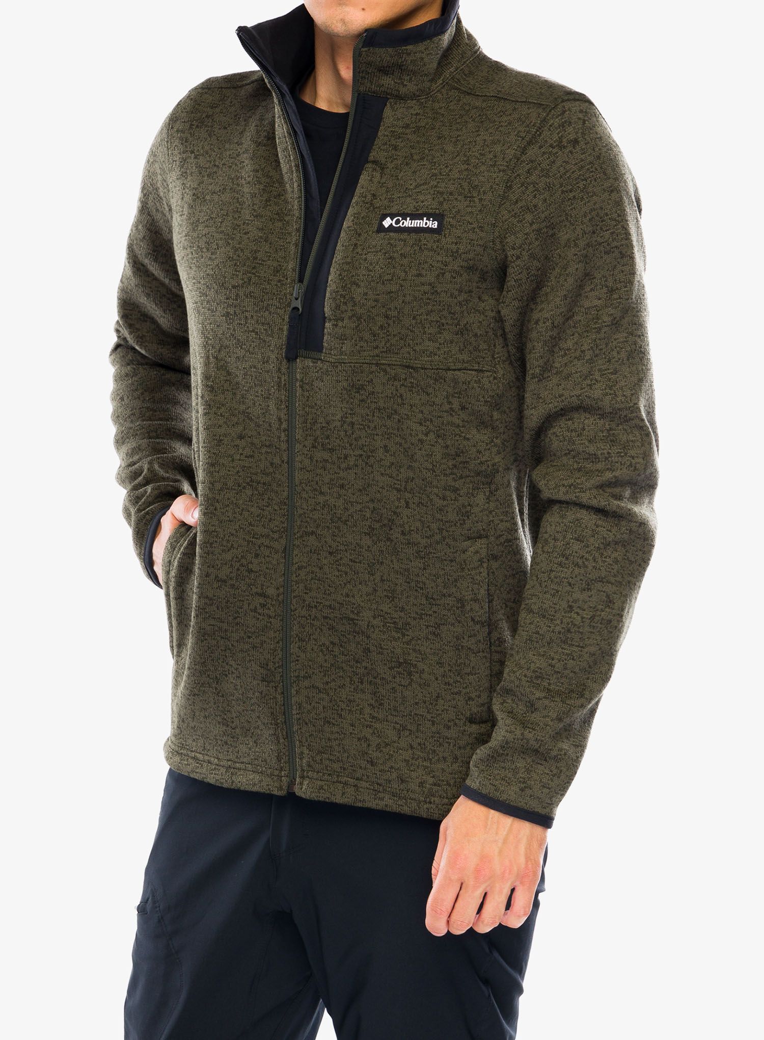 Dukserica na otkopčavanje Columbia Sweater Weather Full Zip - greenscape heather