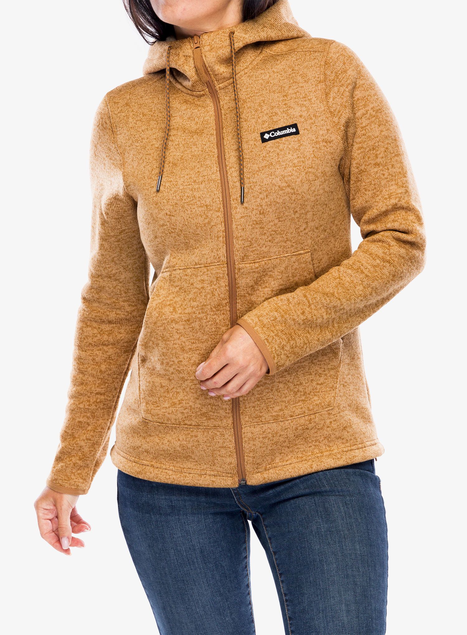 Ženska dukserica Columbia Sweater Weather Sherpa Full Zip II - camel brown heather