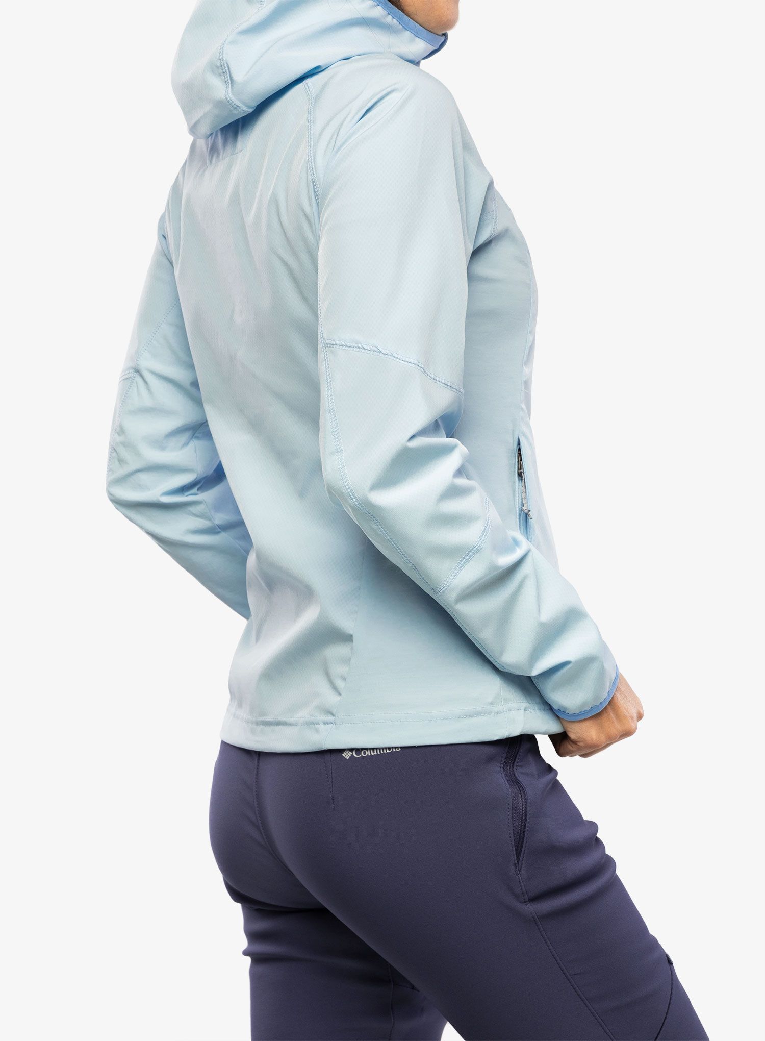 Ženska softshell jakna Columbia Sweet As II Hoodie - spring blue