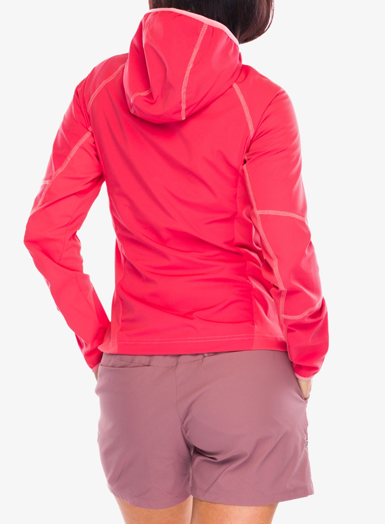 Ženska softshell jakna Columbia Sweet As Softshell Hoodie - juicy