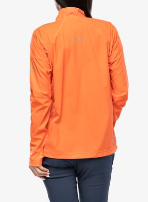Ženska vjetrovka Columbia Titan Pass Lightweight 1/2 Zip - sunset orange