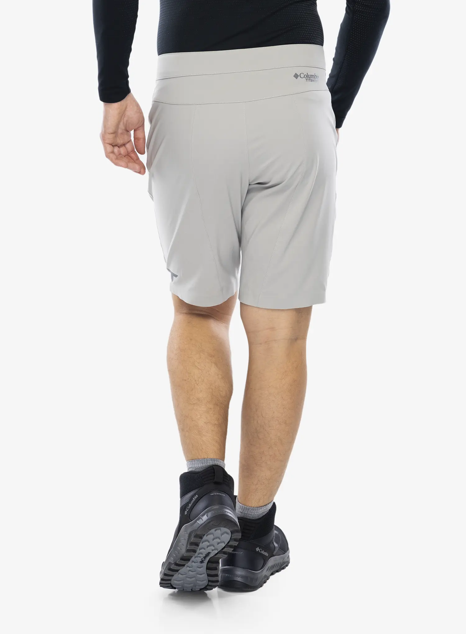 Muške kratke hlače Columbia Titan Pass Short - flint grey