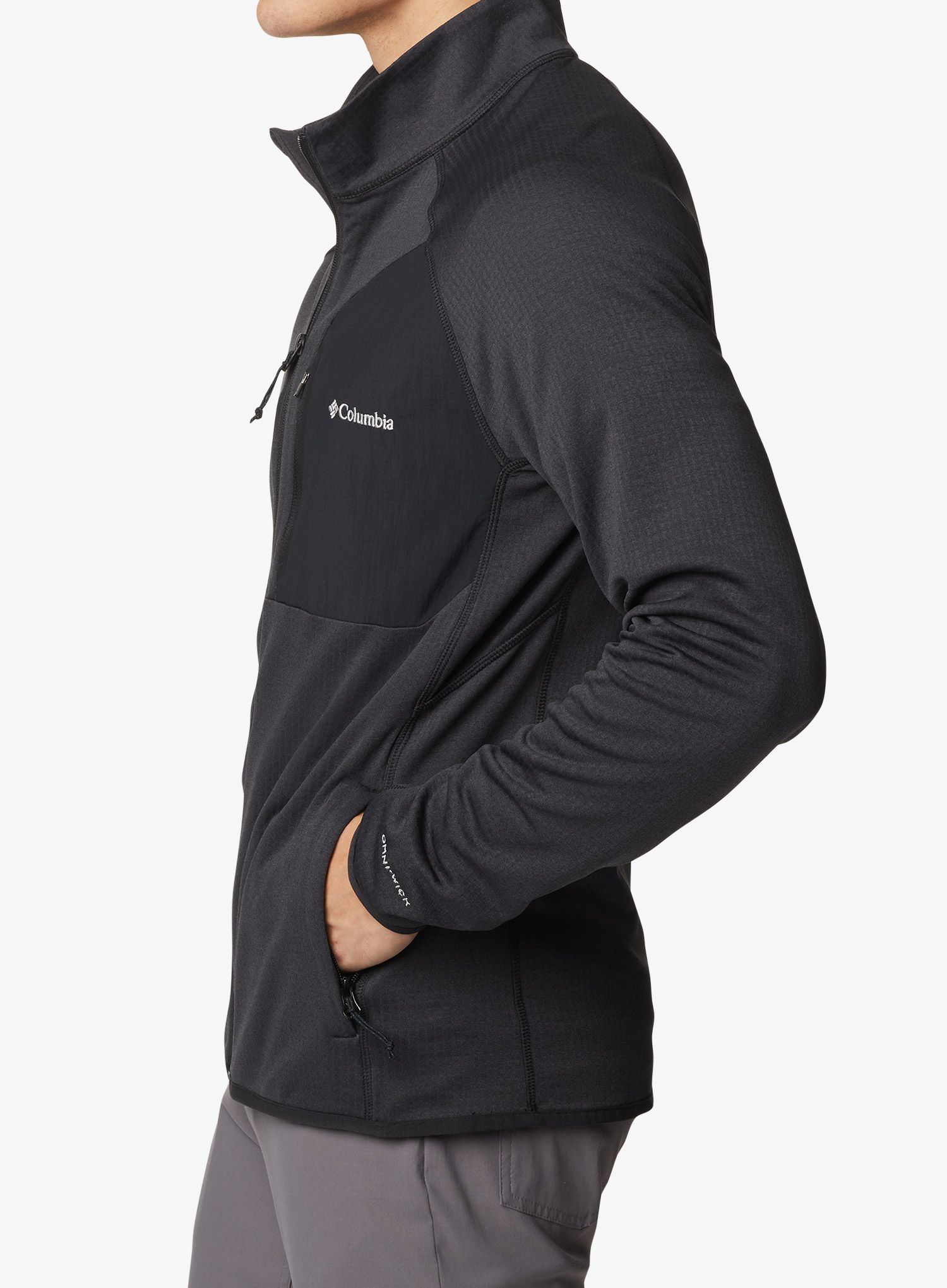 Dukserica od flisa Columbia Triple Canyon Full Zip - black