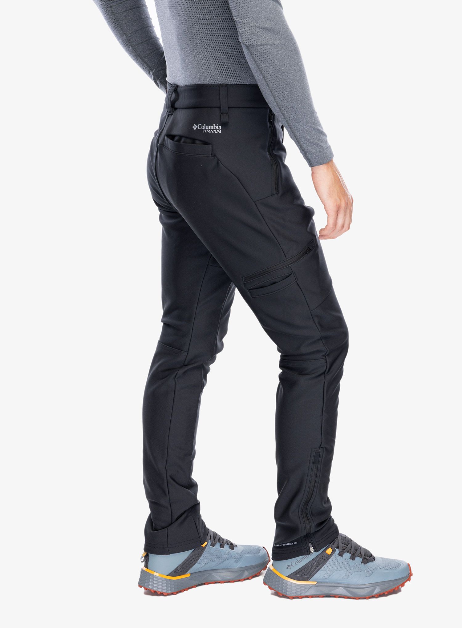 Softshell hlače Columbia Vast Canyon Softshell Pant - black