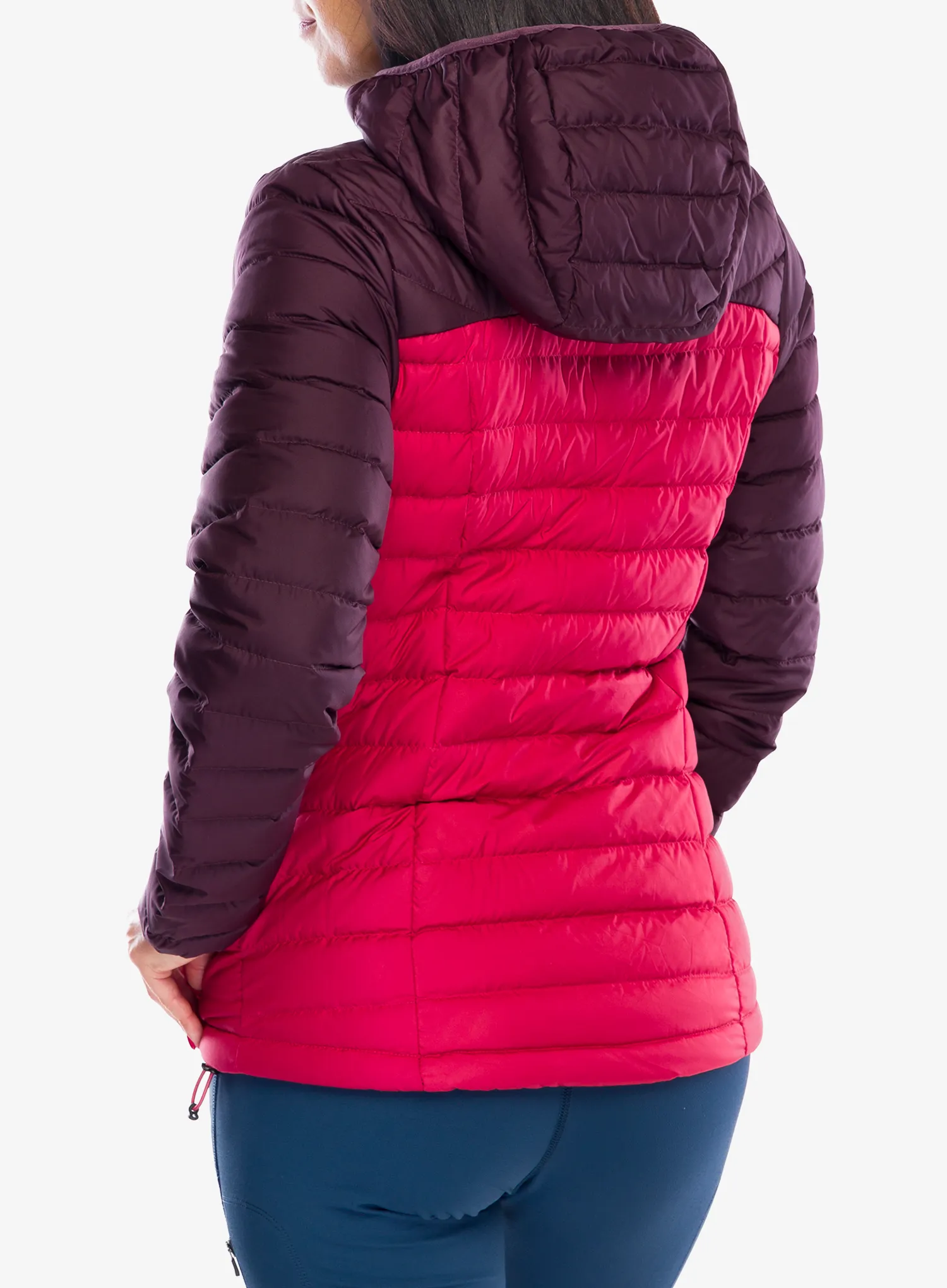 Ženska perjana jakna Columbia Westridge Hooded Down Jacket - moonvista/daredevil