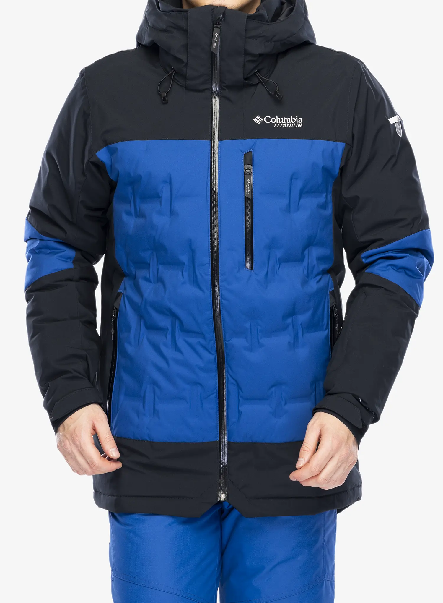 Skijaška jakna Columbia Wild Card IV Down Jacket - mountain blue/black