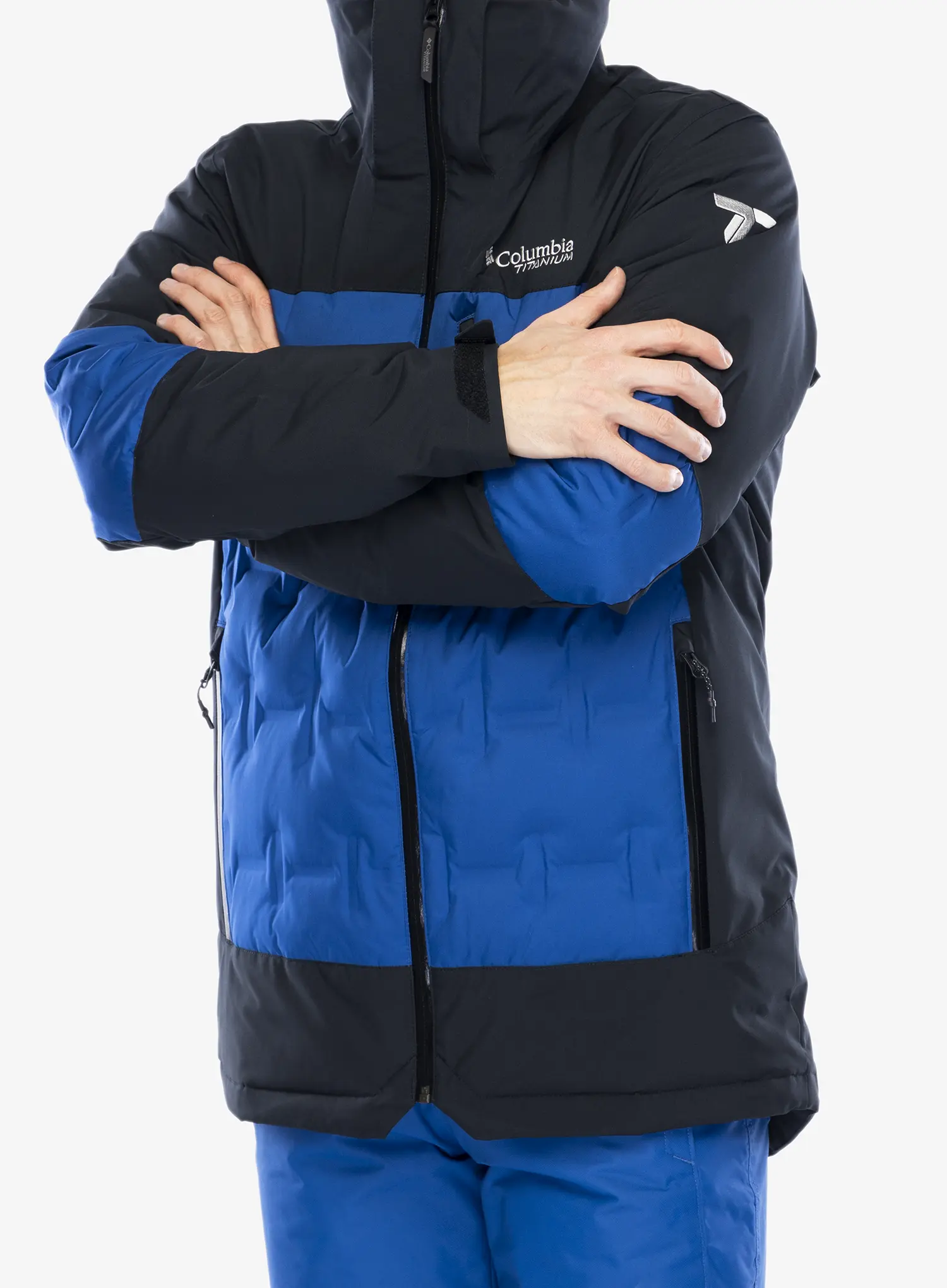 Skijaška jakna Columbia Wild Card IV Down Jacket - mountain blue/black