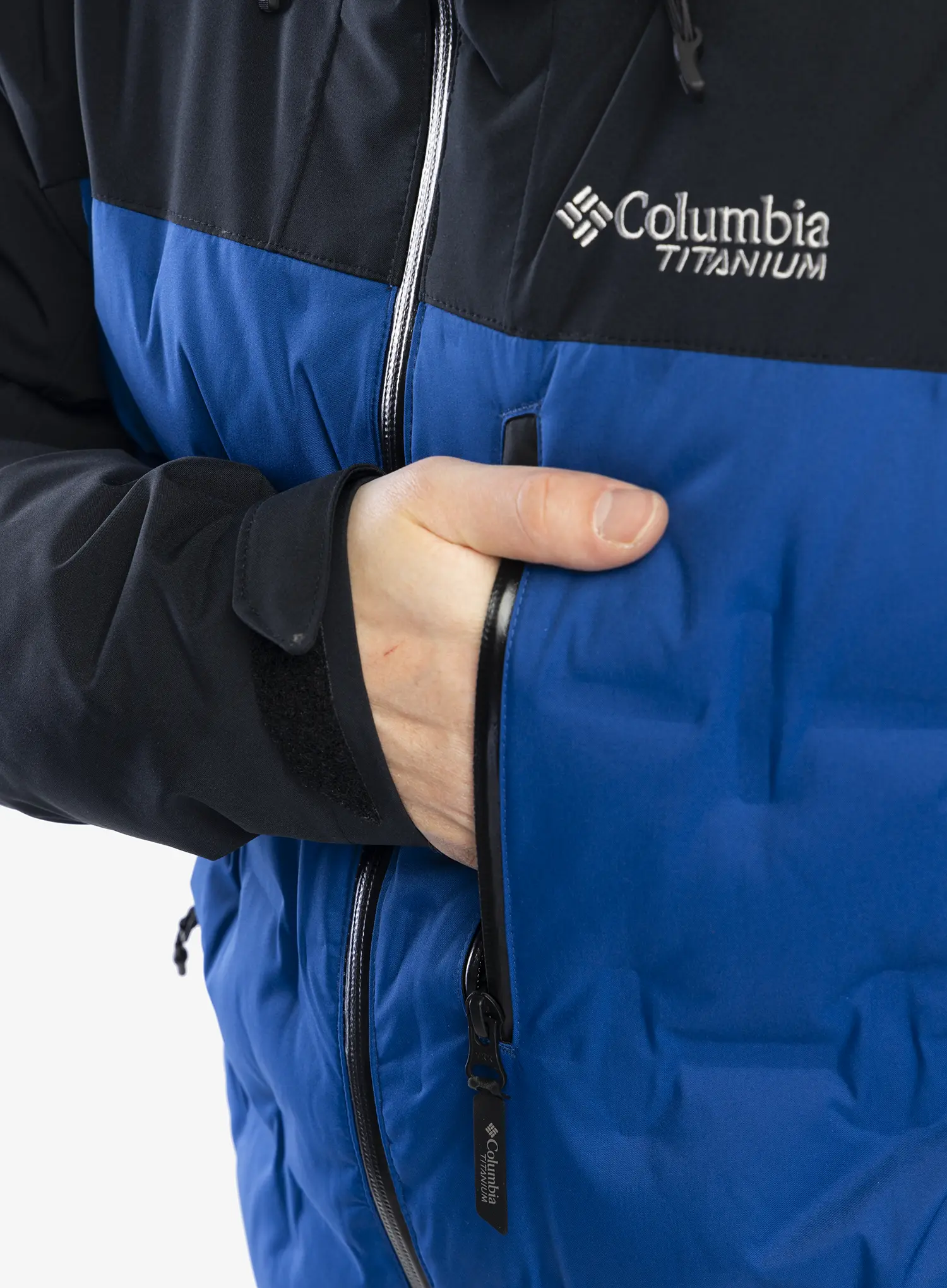 Skijaška jakna Columbia Wild Card IV Down Jacket - mountain blue/black