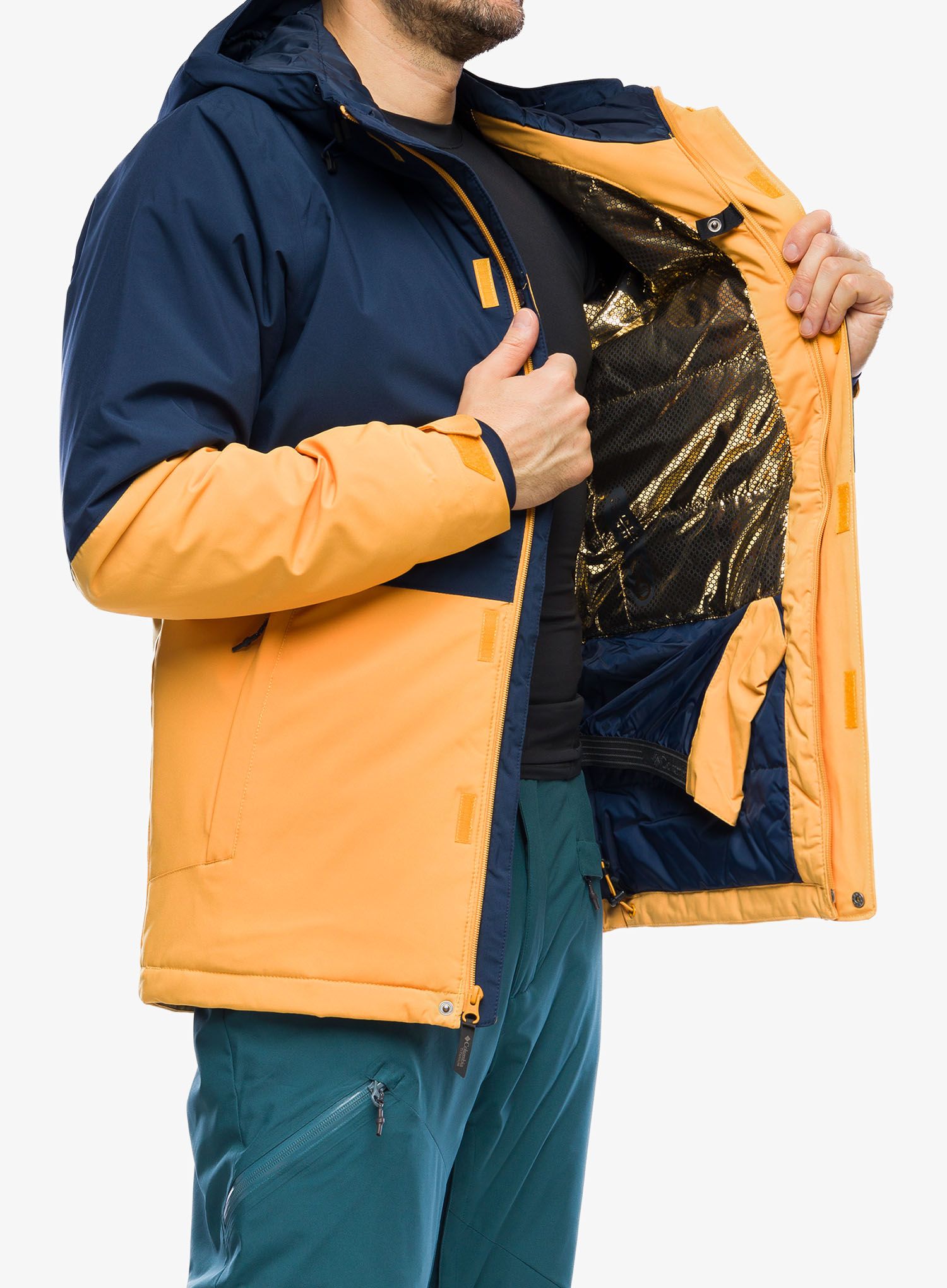 Skijaška jakna Columbia Winter District II Jacket - raw honey/collegiate navy