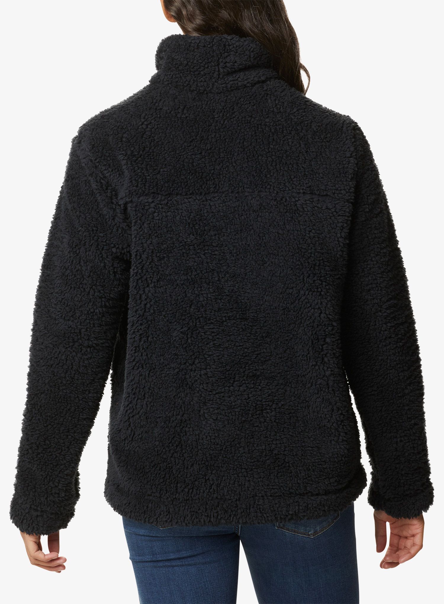 Ženska jakna od flisa Columbia Winter Pass Sherpa FZ - black
