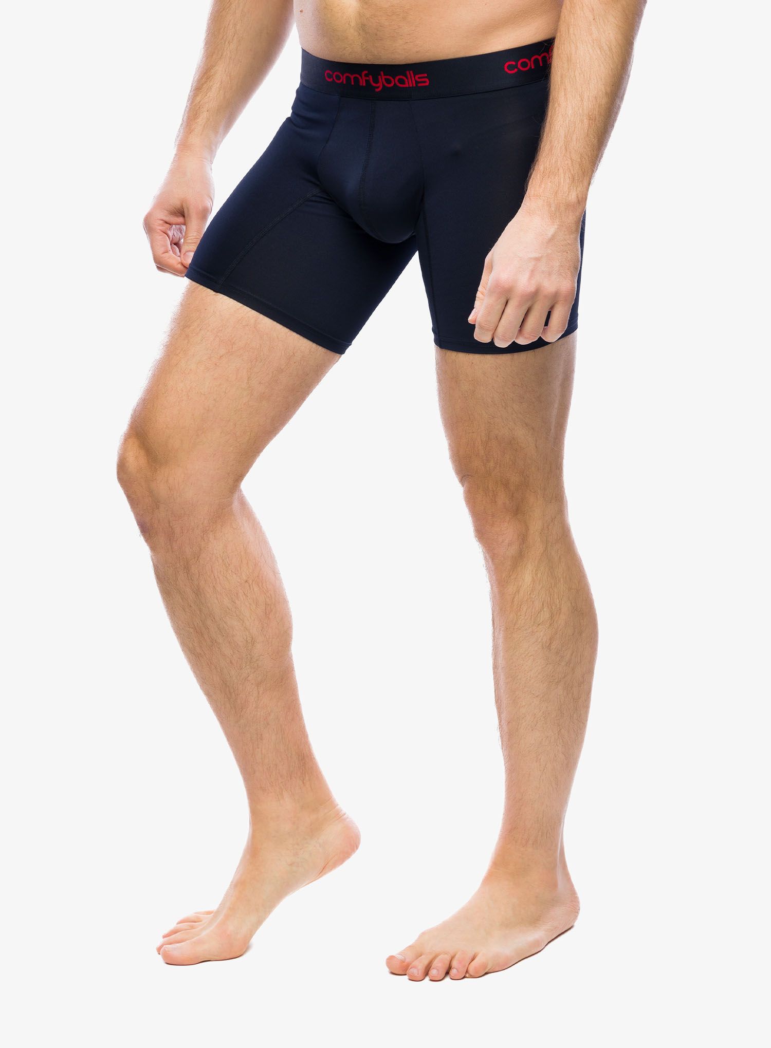 Termoaktivne bokserice Comfyballs Long Performance - navy racing