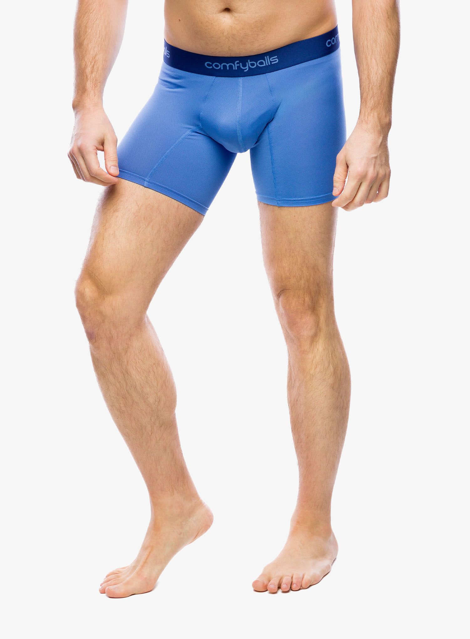 Termoaktivne bokserice Comfyballs Long Performance - ocean blue