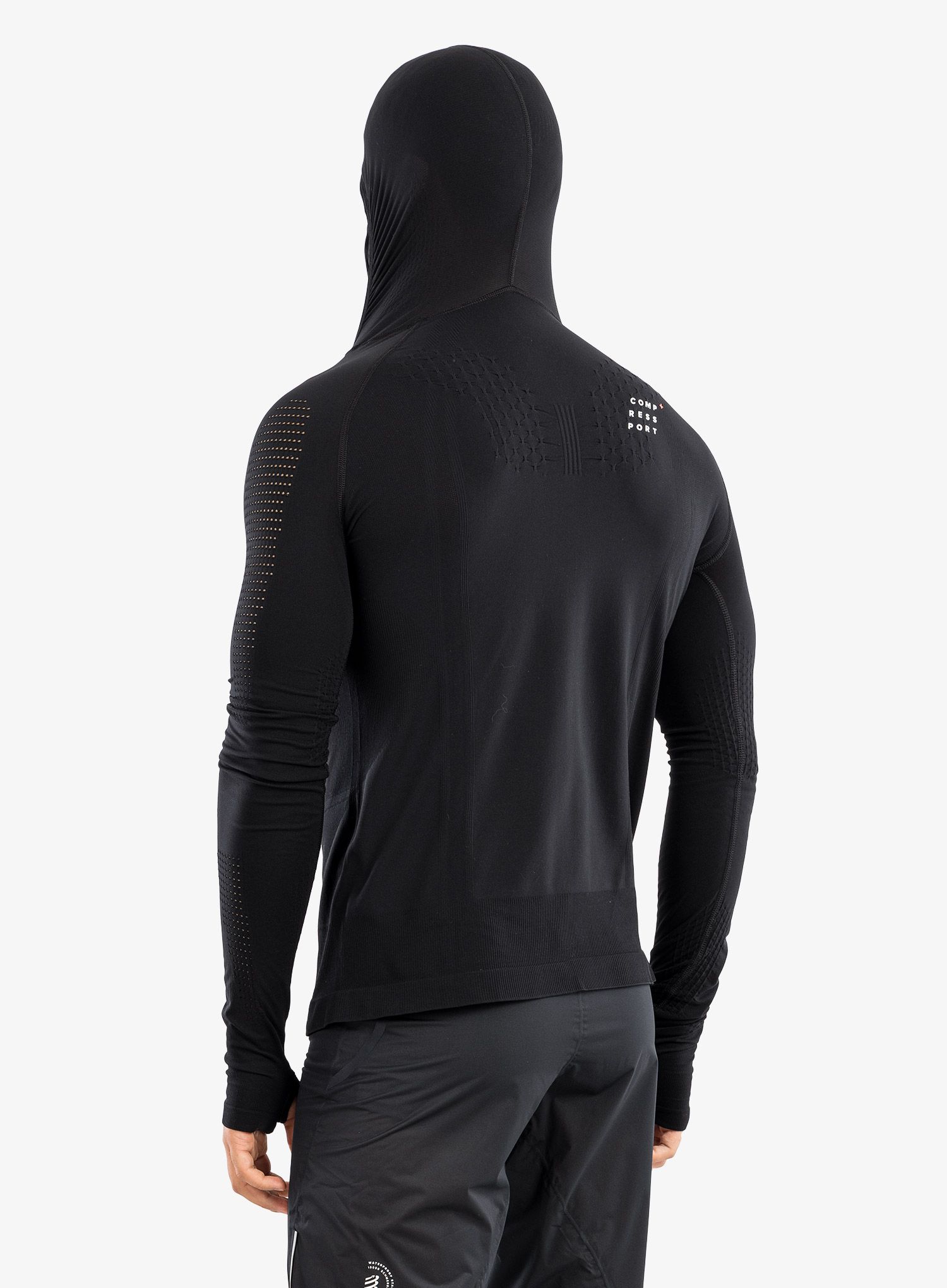 Dukserica Compressport 3D Thermo UltraLight Racing Hoodie - black