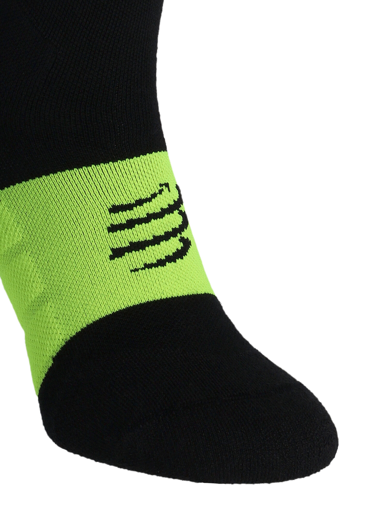 Skijaške čarape Compressport Alpine Ski Full Socks - black/safe yellow