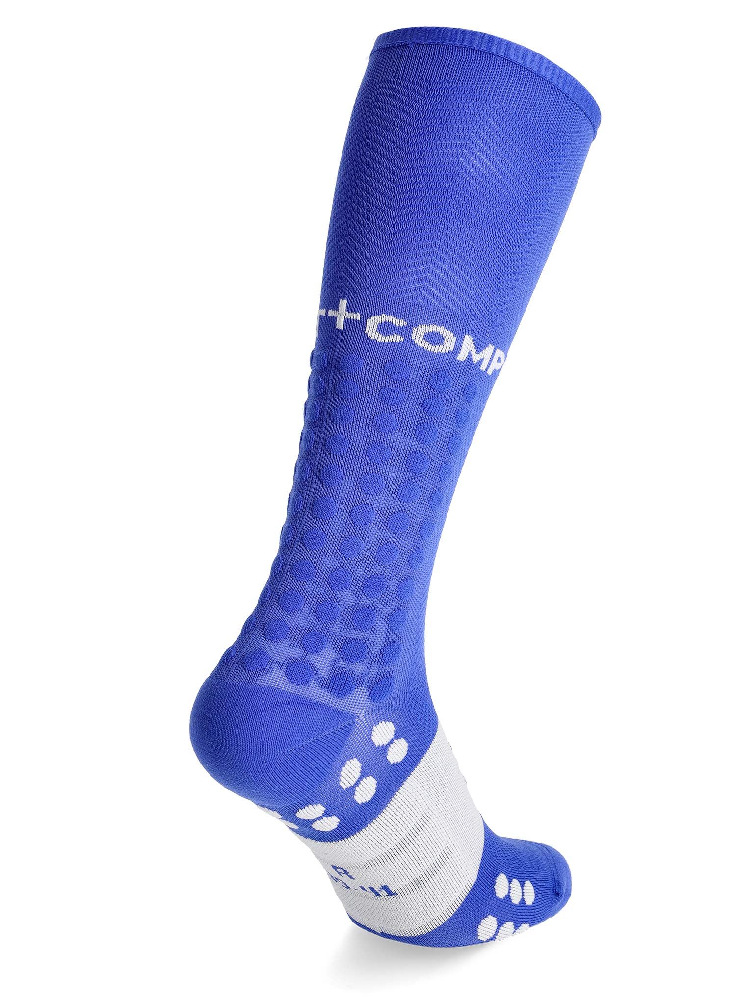 Čarape za trčanje Compressport Compression Full Socks Run - dazz blue/sugar