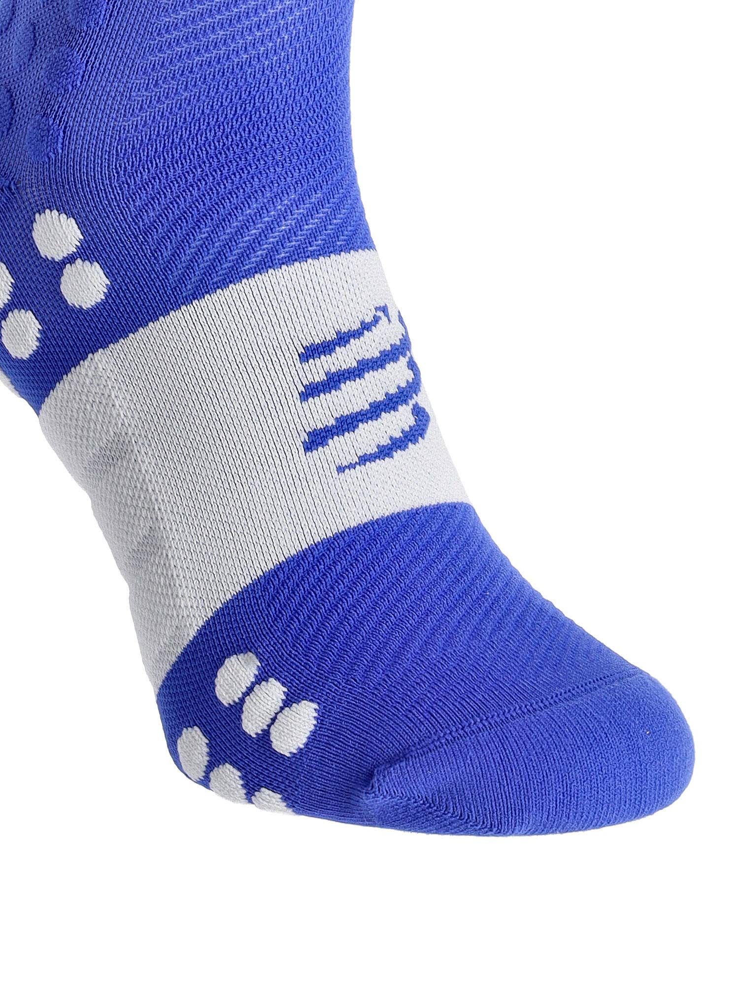 Čarape za trčanje Compressport Compression Full Socks Run - dazz blue/sugar