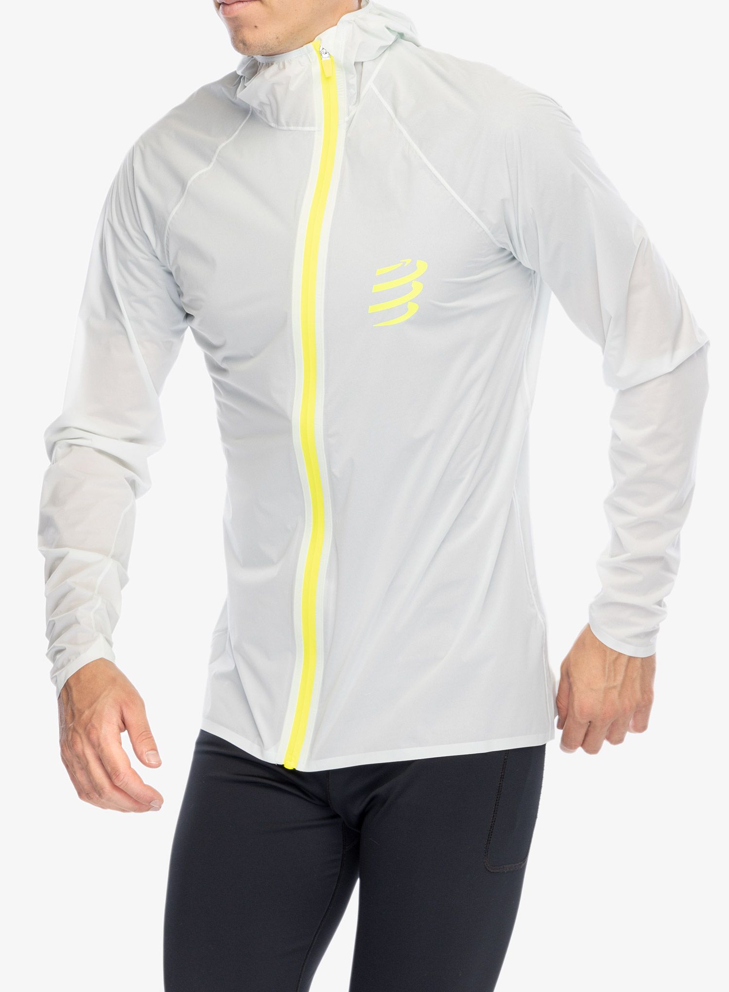 Jakna za trčanje Compressport Hurricane Waterproof 10/10 Jacket - ice flow