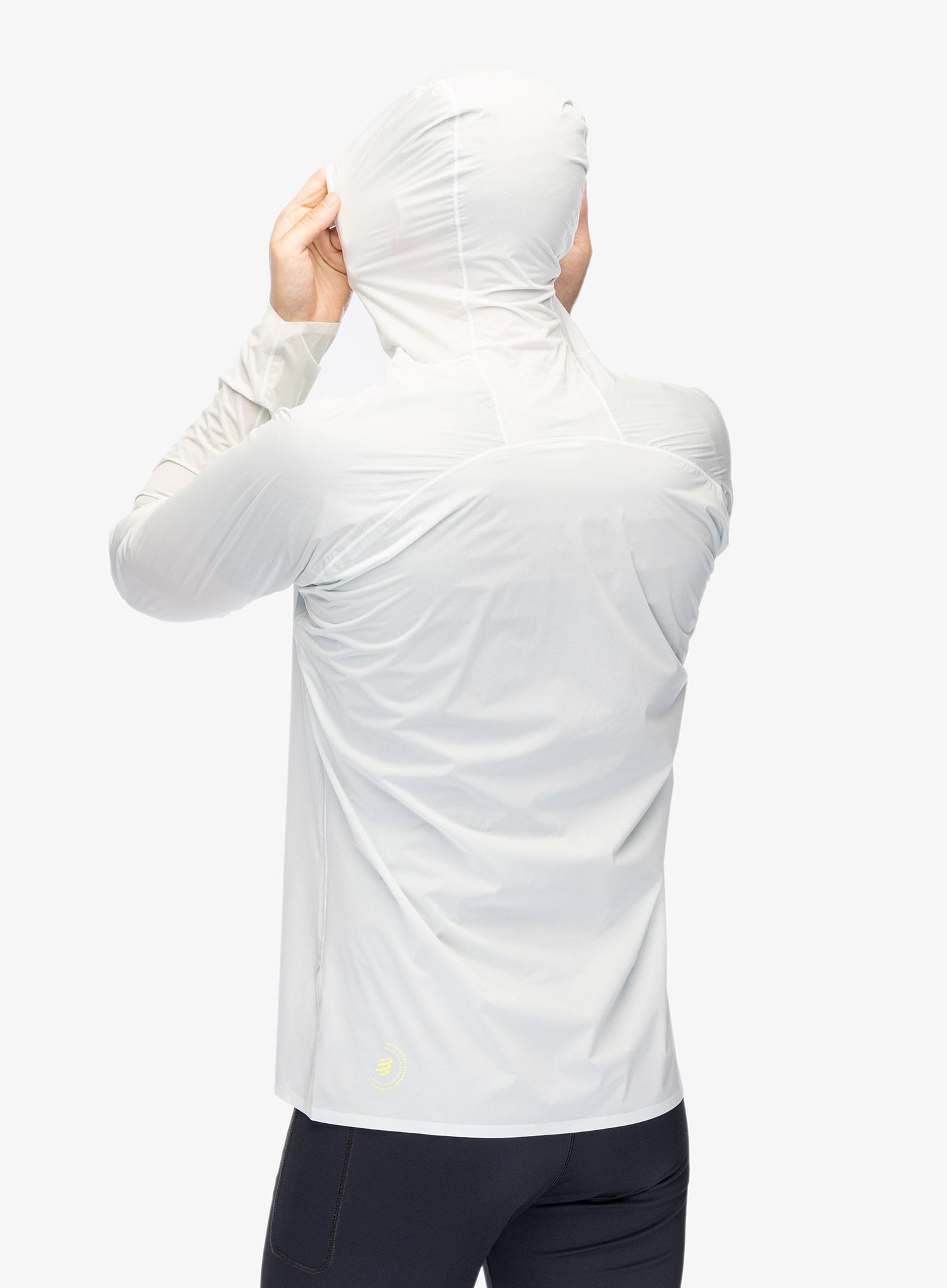 Jakna za trčanje Compressport Hurricane Waterproof 10/10 Jacket - ice flow