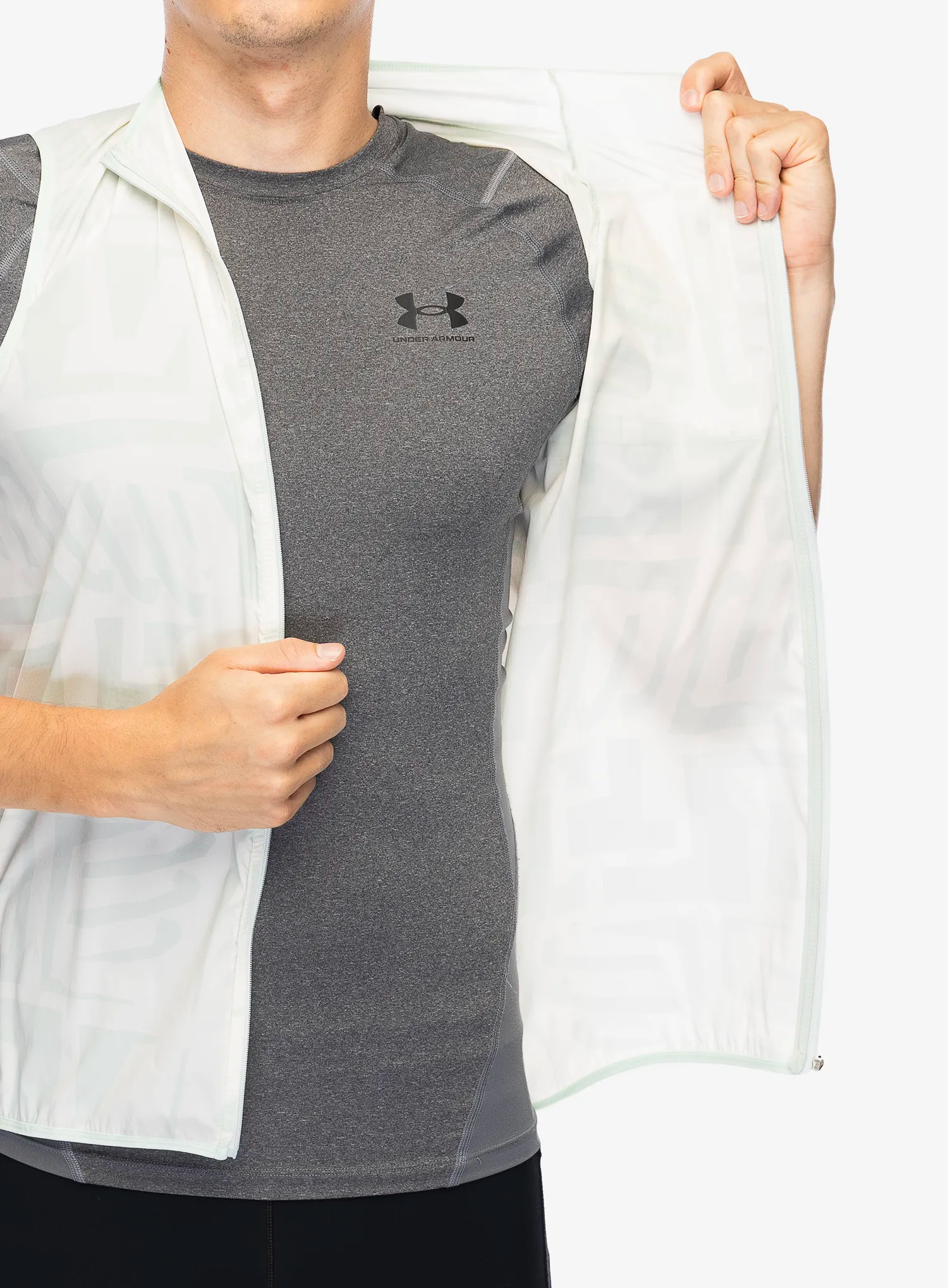 Prsluk Compressport Hurricane Windproof Vest M - sugar/ice print