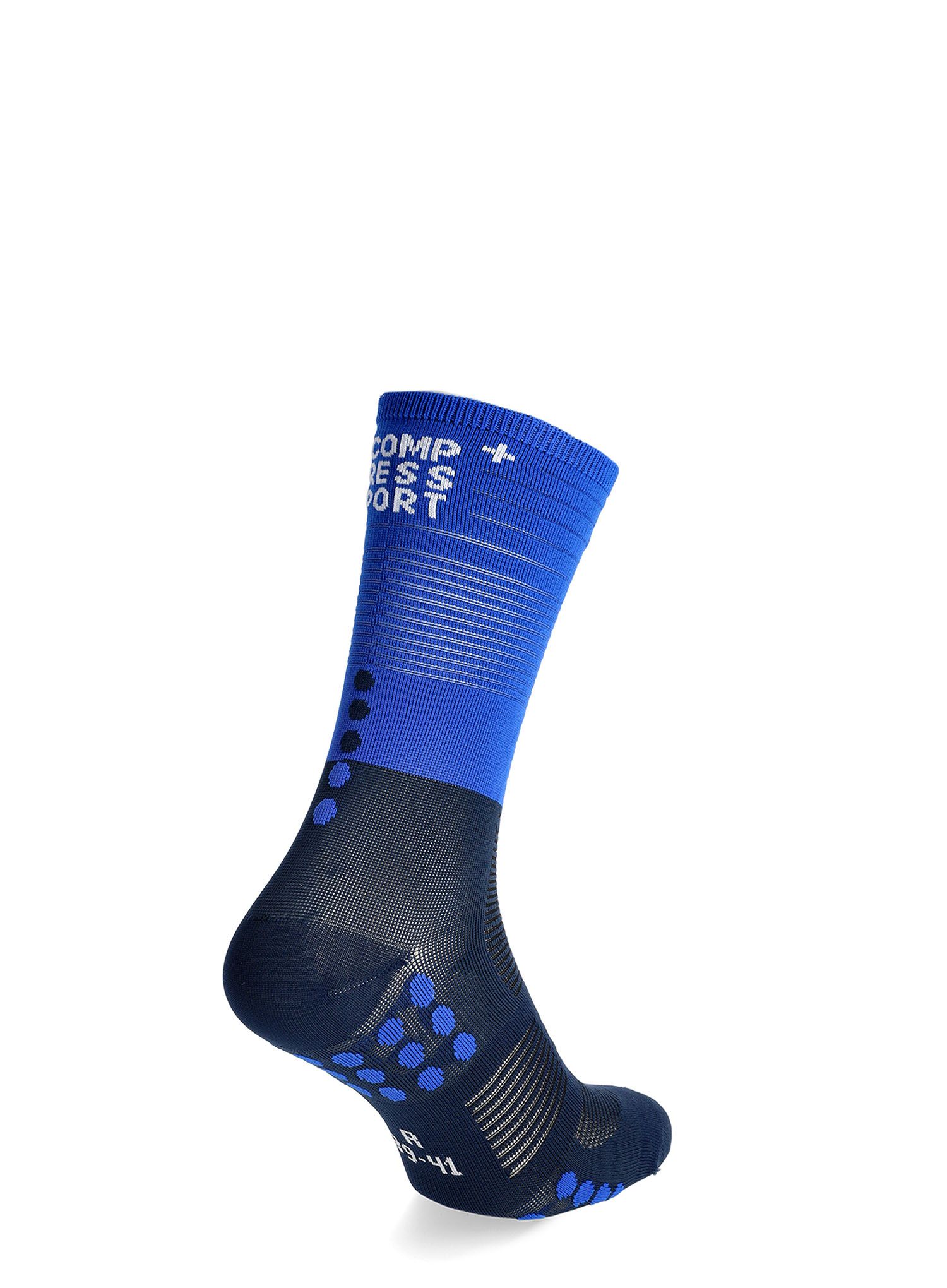 Čarape za trčanje Compressport Mid Compression Socks - blue lolite