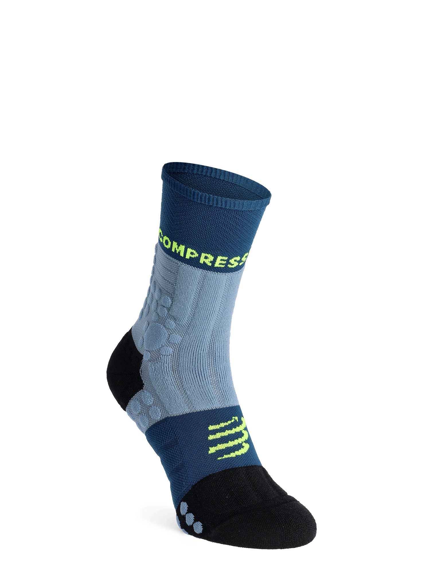 Čarape za trčanje Compressport Pro Racing Socks Winter Trail - denim/poseidon