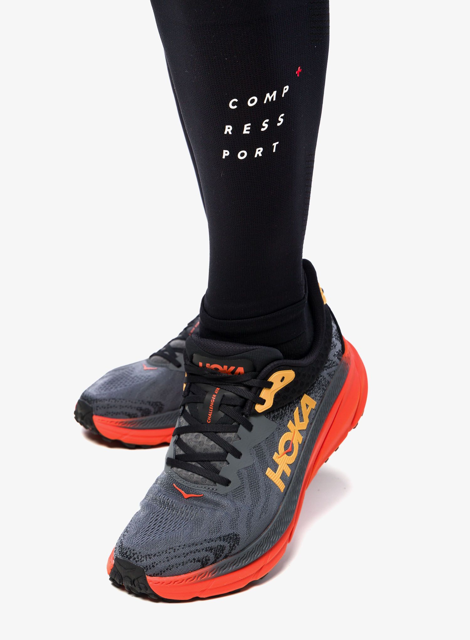 Tajice za trčanje Compressport Under Control Full Tight - black