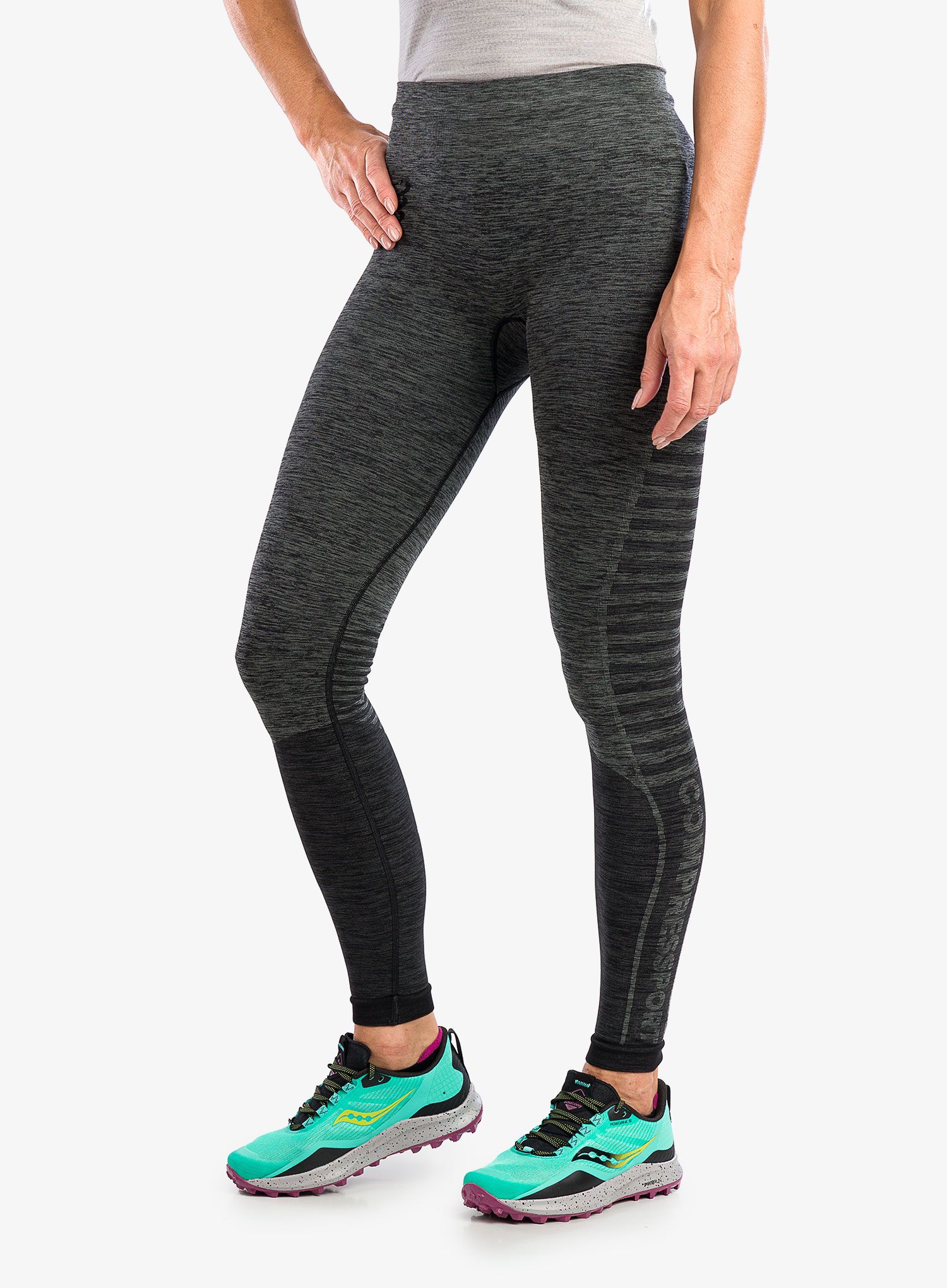 Ženske tajice za trčanje Compressport Winter Run Legging - black