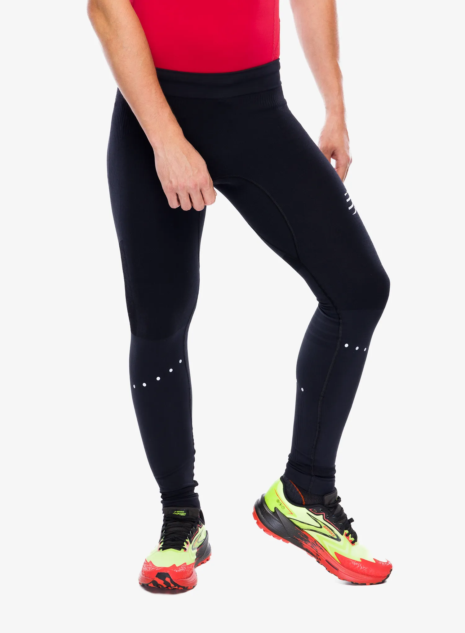 Tajice za trčanje Compressport Winter Running Legging M - black