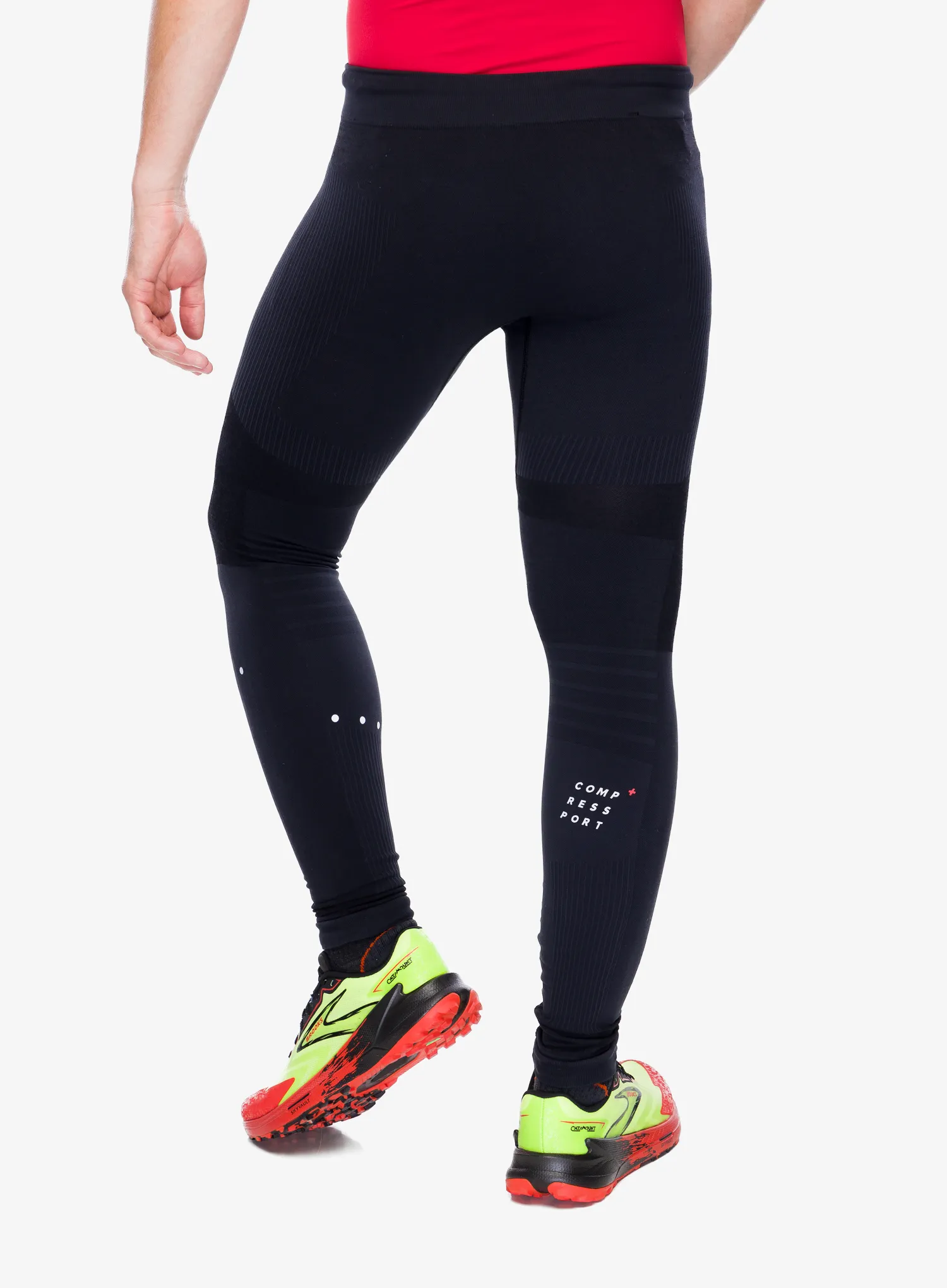 Tajice za trčanje Compressport Winter Running Legging M - black