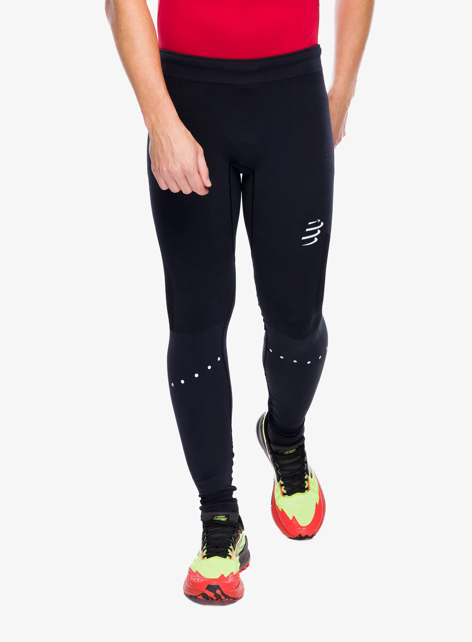 Tajice za trčanje Compressport Winter Running Legging M - black