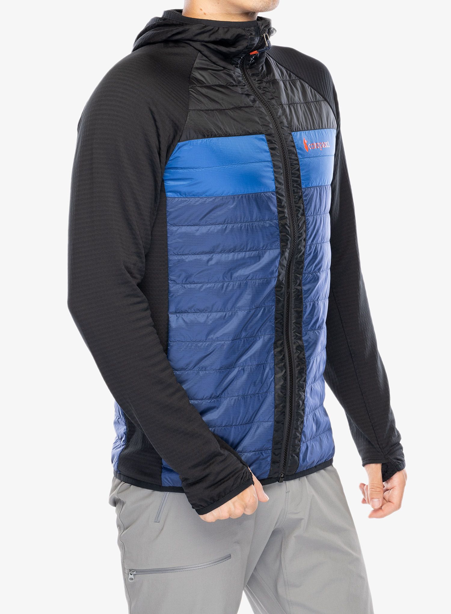 Hibridna jakna Cotopaxi Capa Hybrid Insulated Hooded Jacket - black/maritime