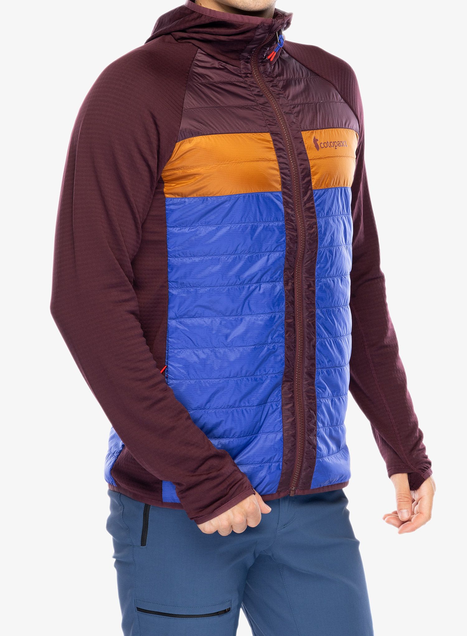 Hibridna jakna Cotopaxi Capa Hybrid Insulated Hooded Jacket - wine/blue violet