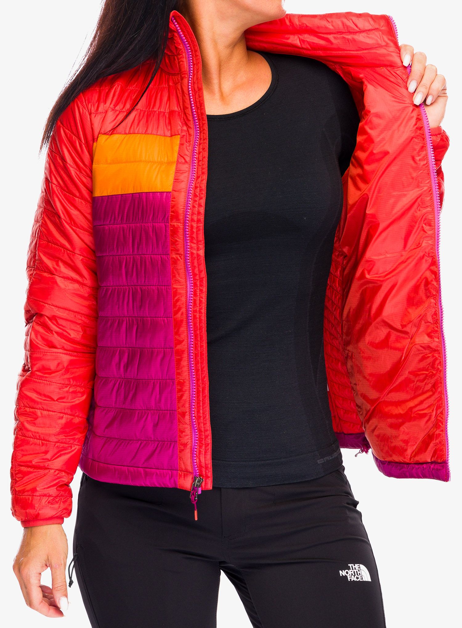 Jakna s postavom ženska Cotopaxi Capa Insulated Jacket - canyon/raspberry