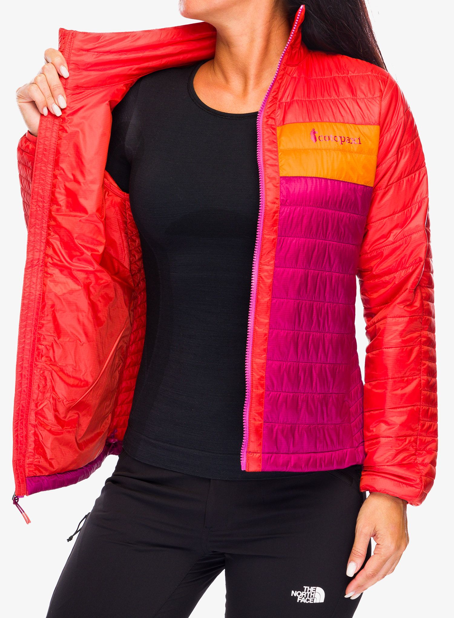 Jakna s postavom ženska Cotopaxi Capa Insulated Jacket - canyon/raspberry