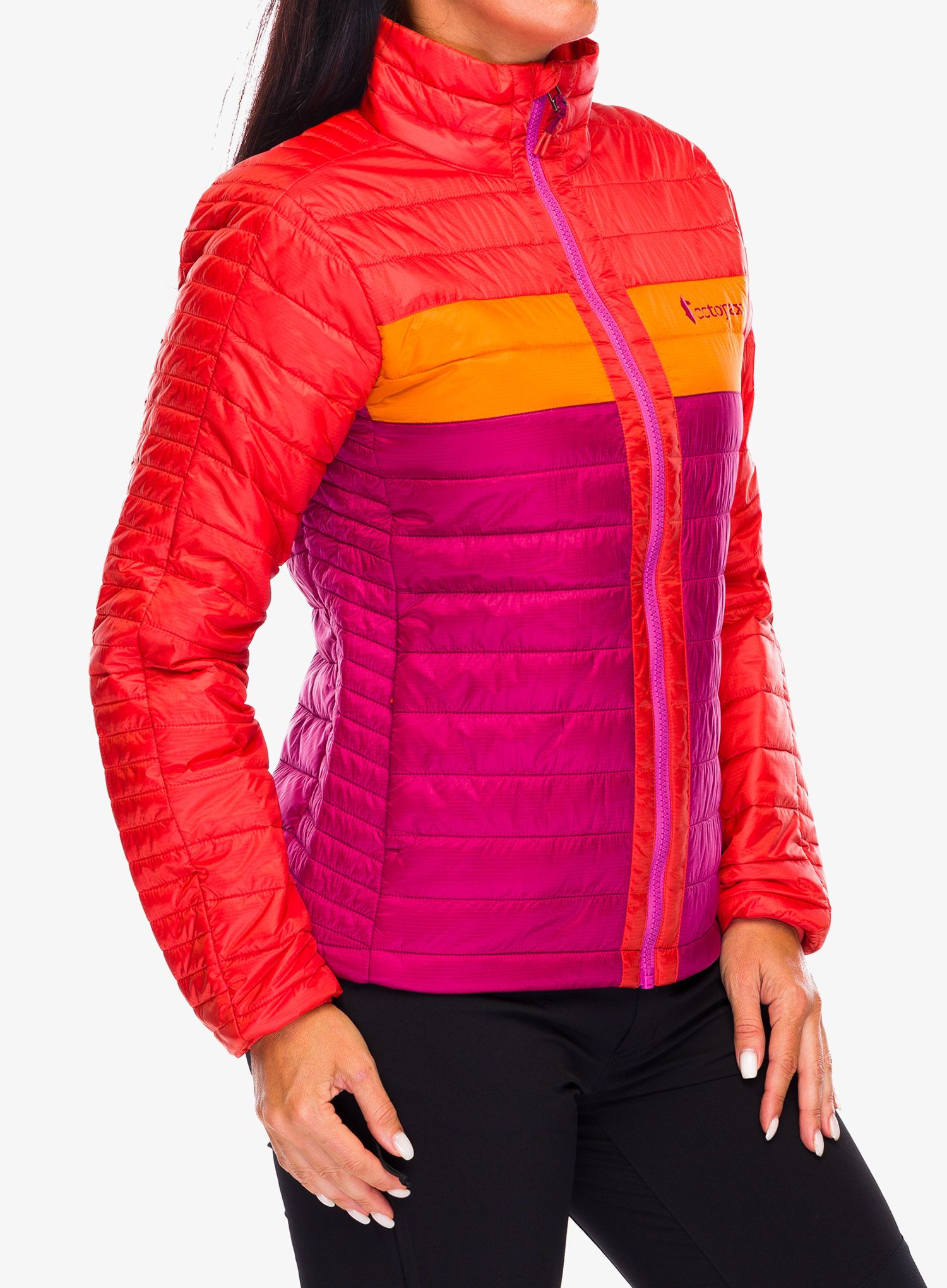 Jakna s postavom ženska Cotopaxi Capa Insulated Jacket - canyon/raspberry