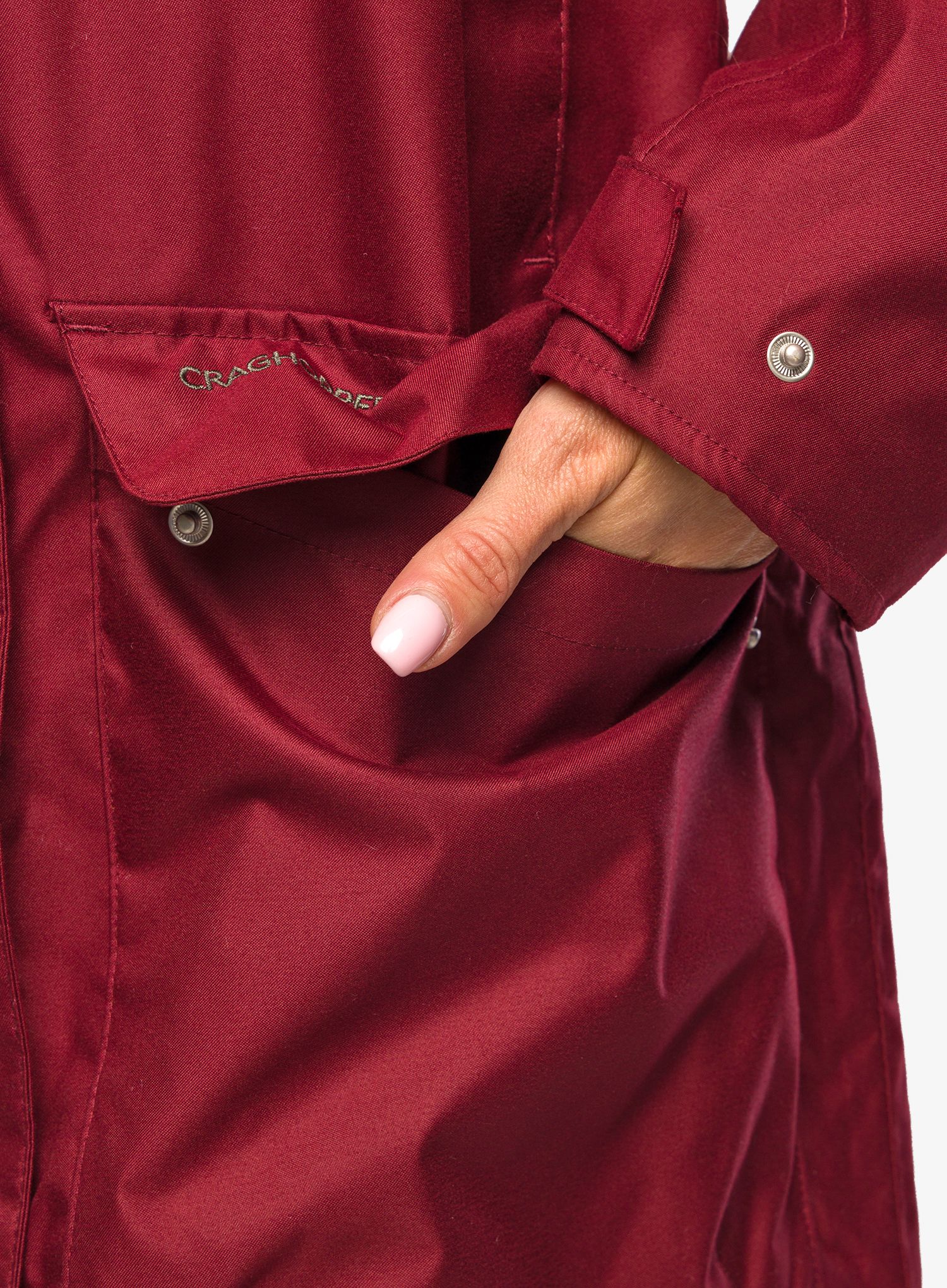Ženski kaput Craghoppers Caithness Jacket - morello