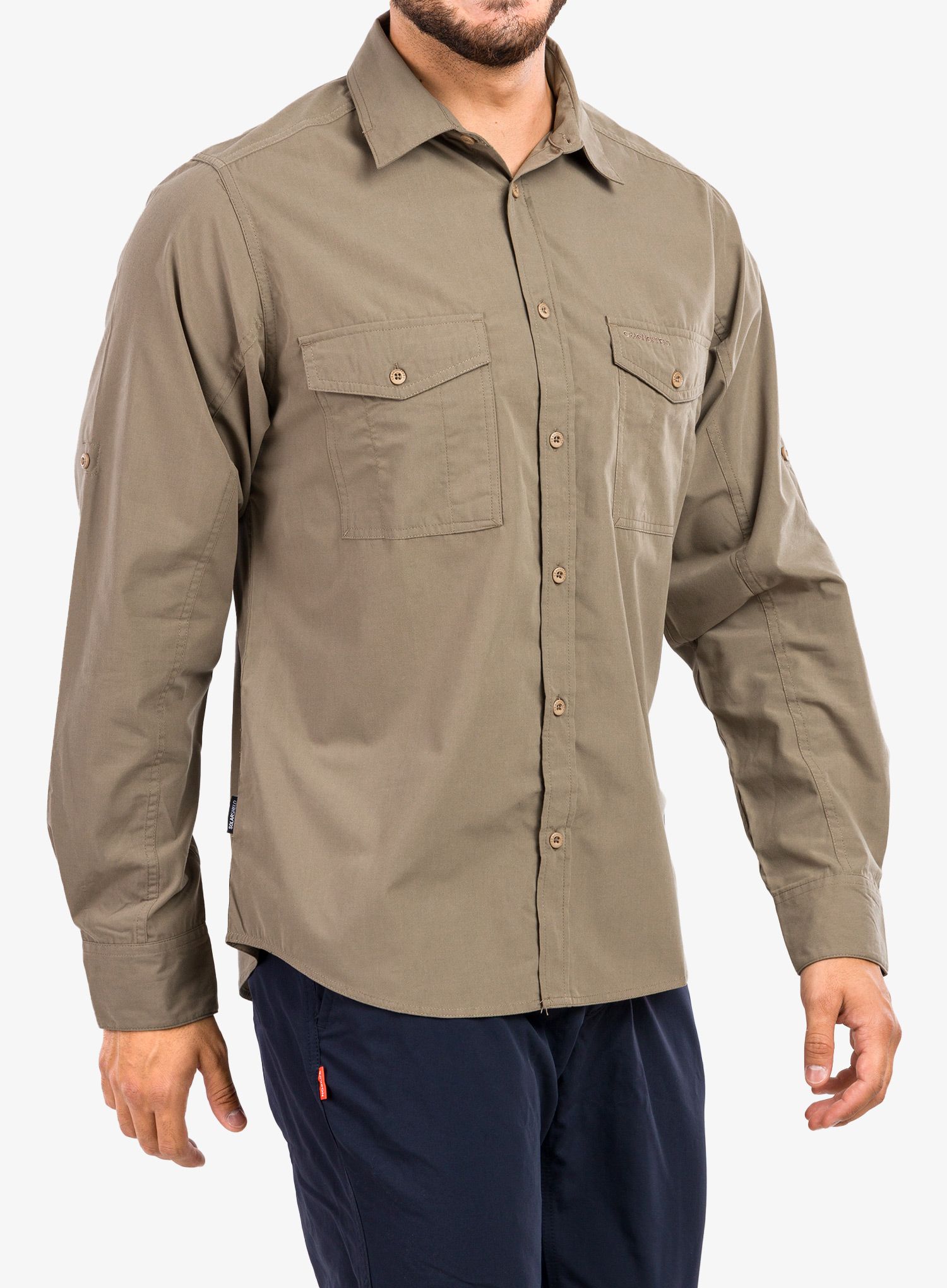 Planinarska košulja Craghoppers Kiwi LS Shirt - pebble