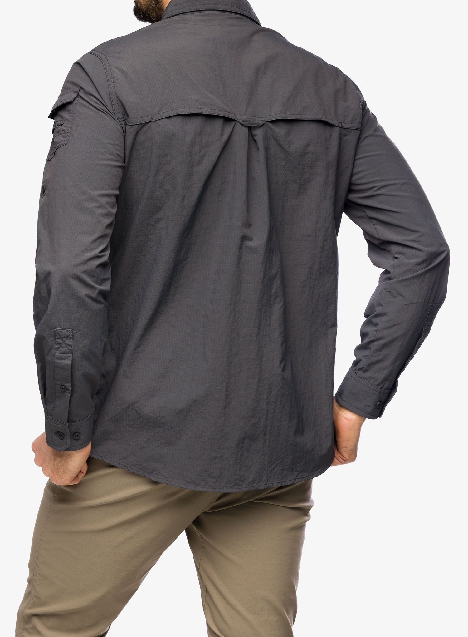 Košulja protiv komaraca Craghoppers NosiLife Adventure LS Shirt III - black pepper