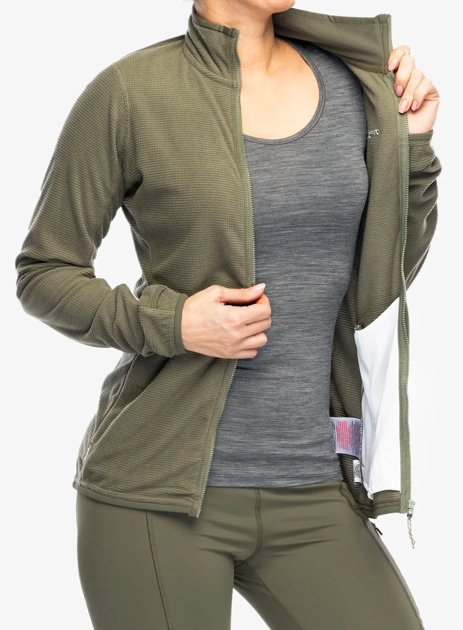 Jakna od flisa Craghoppers NosiLife Anya Jacket - soft moss