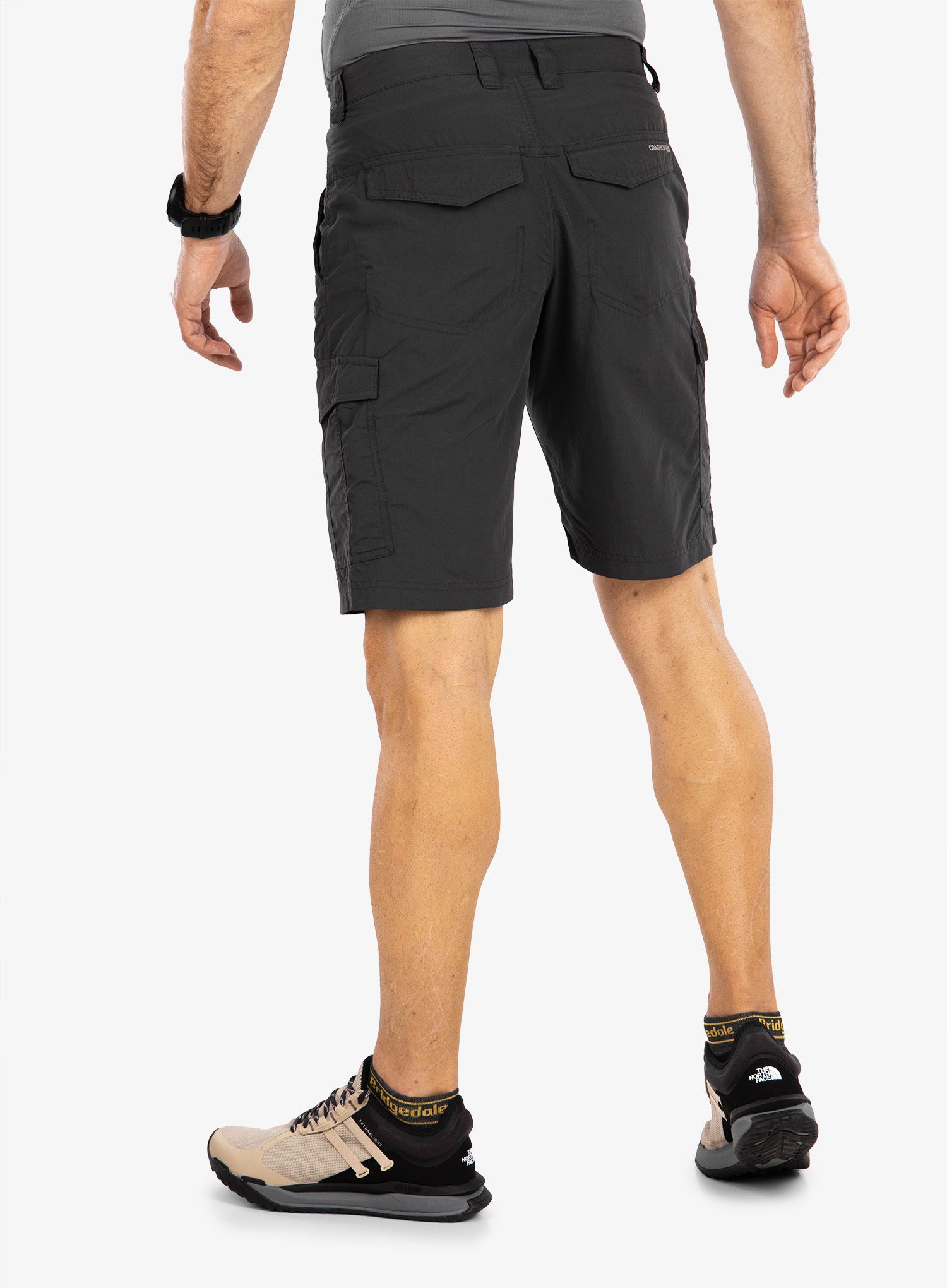 Muške kratke hlače Craghoppers NosiLife Cargo II Shorts - black pepper