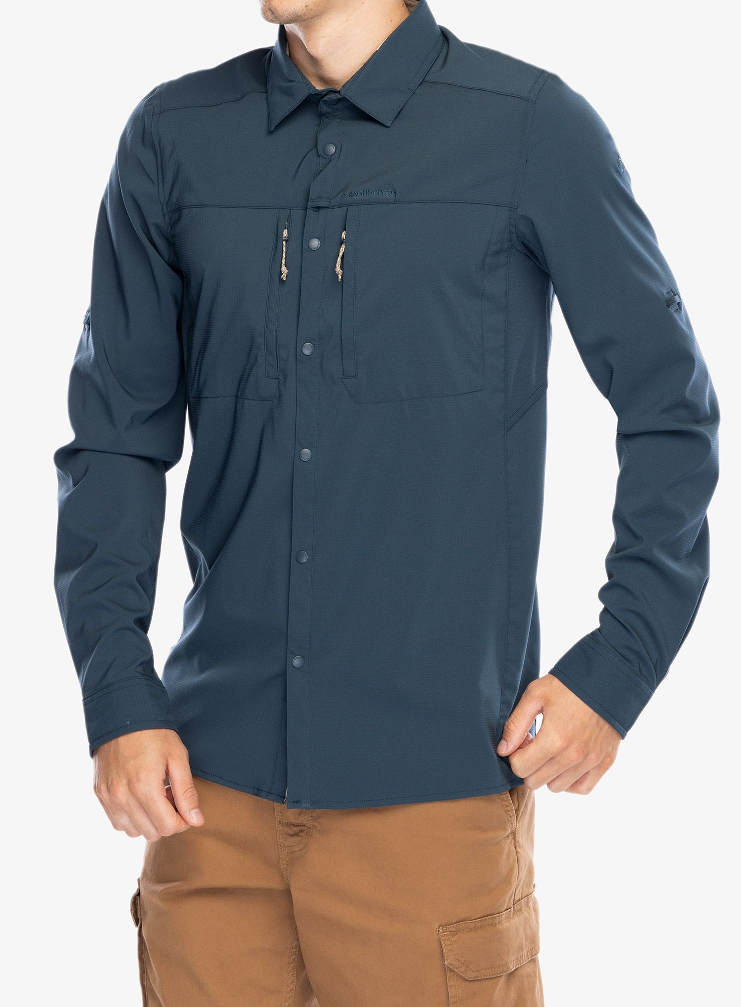 Putna košulja Craghoppers NosiLife Pro LS Shirt V - blue stone