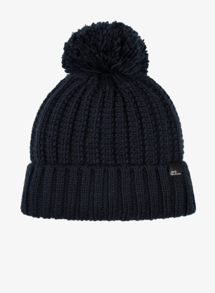 Ženska zimska kapa Jack Wolfskin Highloft Knit Beanie - night blue