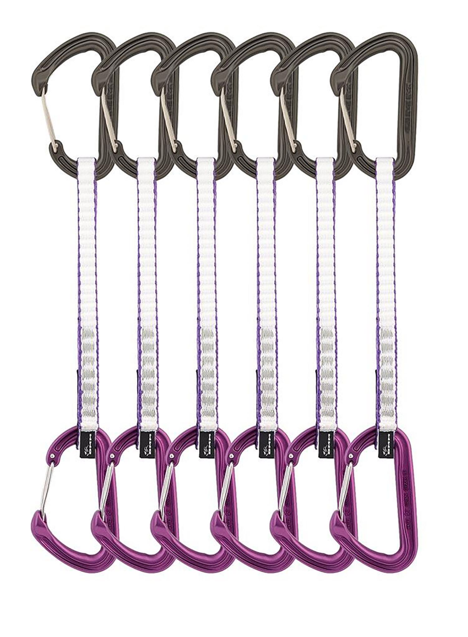 Penjački kompleti DMM Chimera Quickdraw 18 cm 6-pack - purple