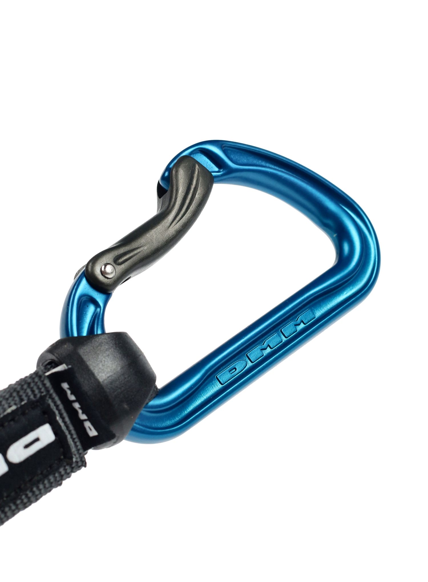 Penjački komplet DMM Shadow Quickdraw 18 cm - titanium/blue